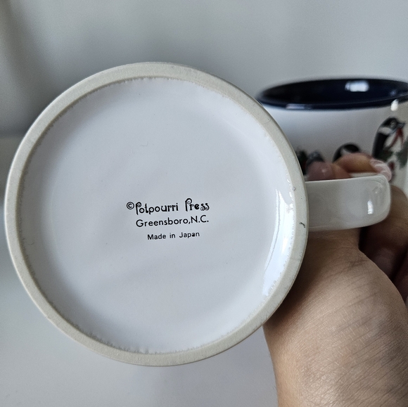 Vintage Christmas Mug Pair With Canadian Geese - Picture 3 of 3